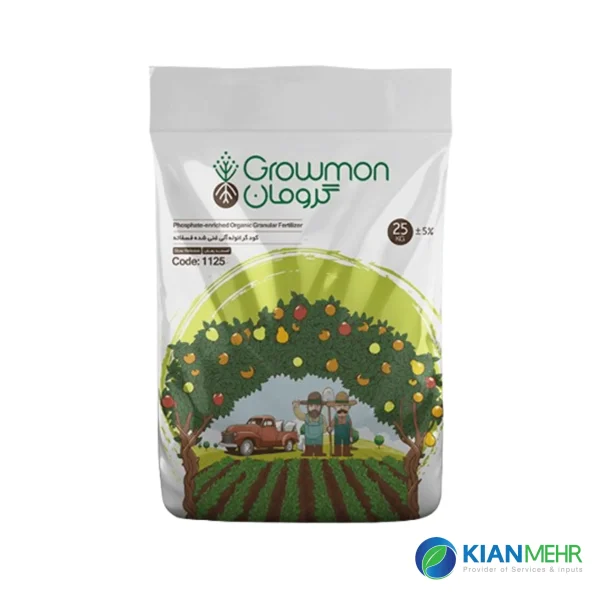 کود آلی غنی شده فسفاته (۰۰-۱۴-۰۰) گرومان